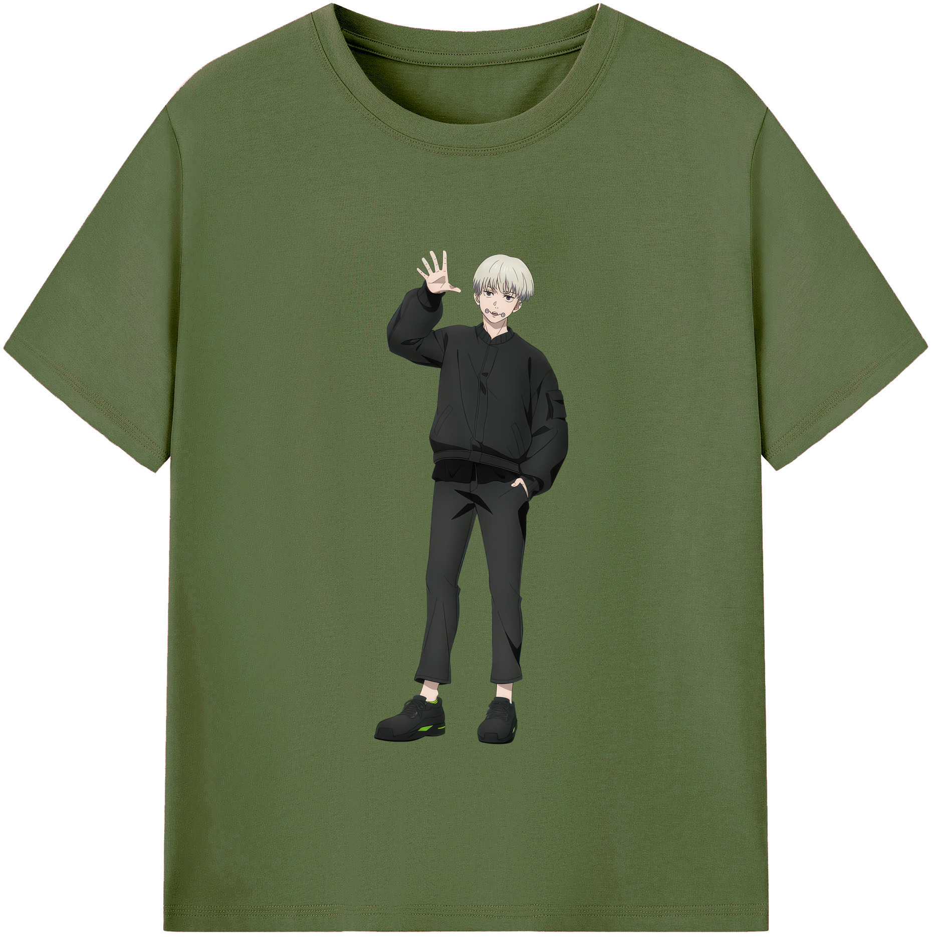 （画像用） 呪術廻戦 Jujutsu Kaisen 綿100％半袖Tシャツ（フロントプリント）
